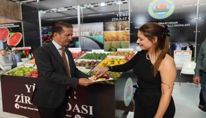 Tropikleşen Çukurovanın ürünleri sergilendi