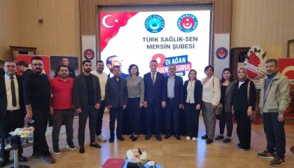 Türk Sağlık-Sen Mersin Şubesinde Halil Vural güven tazeledi