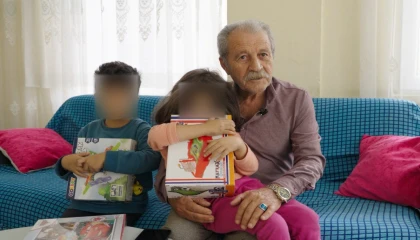 Üç torunuyla yaşadığı evden tahliye edilmek istenen dedeye iyi haber