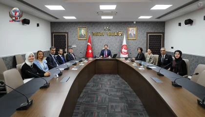 VALİ MASATLI ÖĞRETMENLERİ KABUL ETTİ