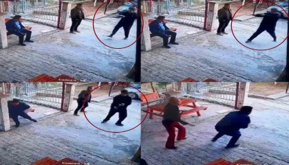 12 yaşındaki öğrenci okul müdürünü vurdu: O anlar kamerada