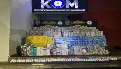 Adanada 16 bin paket kaçak sigara ele geçirildi
