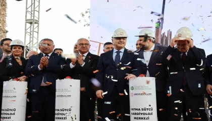 Adanada Fatma Sütcü Kardiyoloji Merkezinin temeli atıldı