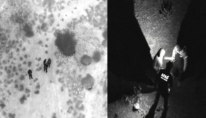 AFAD ekipleri kayıp zihinsel engelli vatandaşı termal kameralarla buldu