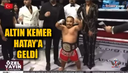 ALTIN KEMER HATAY’A GELDİ