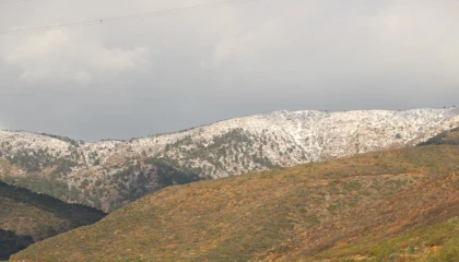 Amanoslar beyaza büründü