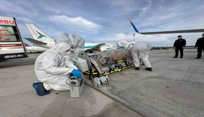 Antalya Havalimanında uluslararası salgın senaryolu Acil Durum Tatbikatı