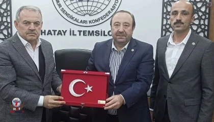 BAYRAKDAR TOÇ BİR-SEN HEYETİNİ AĞIRLADI