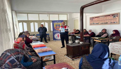 Burdurda jandarma ekipleri tarafından bilgilendirme ve farkındalık eğitimi