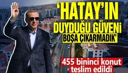 Cumhurbaşkanı Erdoğan: "Tıpkı 6 Şubat’ta olduğu gibi biz buradayız"