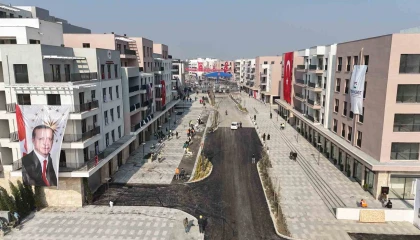 Depremle birlikte yerle bir olan Antakya kent merkezi yeniden inşa edildi