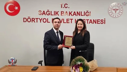 DÖRTYOL’DA ERSİN RASİM ARSLAN BAYRAĞI DEVRALDI