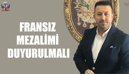 GAZETECİ CEREN’DEN REKTÖR EREN'E: FRANSIZ MEZALİMİ DUYURULMALI