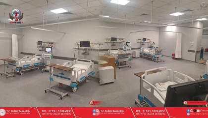 HATAY EĞİTİM VE ARAŞTIRMA HASTANESİ’NDE 10 YATAKLI YOĞUN BAKIM ÜNİTESİ HİZMETE GİRDİ