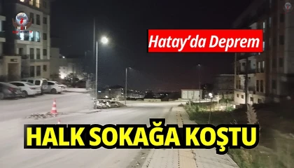 Hatayda 3,6 büyüklüğünde deprem