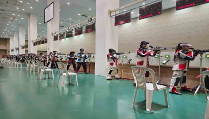 Havalı Silahlar Avrupa Şampiyonası Milli Takım Seçme Yarışmaları Mersinde sürüyor