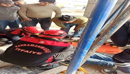 İnşaattan düşen işçi yaralandı