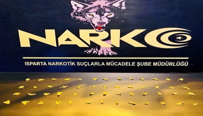 Ispartada uyuşturucu ele geçirildi: 2 şüpheliye adli işlem