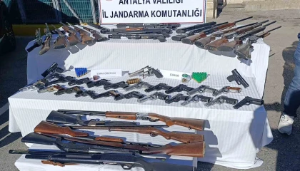 Jandarmadan Silah Operasyonu: 30 tabanca, 27 av tüfeği ele geçirildi