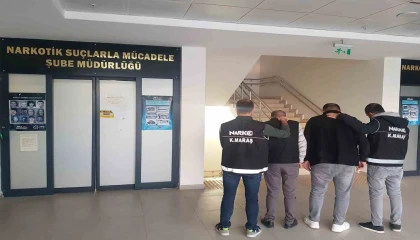 Kahramanmaraşta uyuşturucuya 3 tutuklama