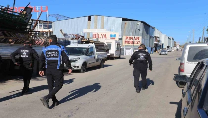 Kepez Zabıtasından Hurdacılar Sitesine denetim