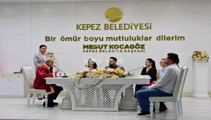 Kepezde yılın son özel gününde nikah yoğunluğu