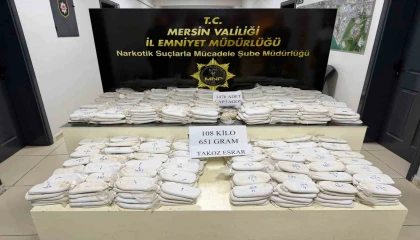 Mersin polisinden MİT destekli operasyon: 33 milyonluk uyuşturucu ele geçirildi