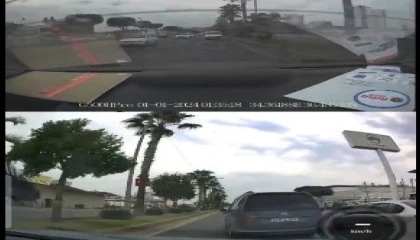 Mersinde makas atan sürücü gözaltına alındı