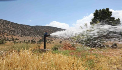 Modern tesisler ile vahşi sulama ve kayıpların önüne geçiliyor