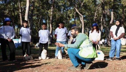 Orman ekosisteminde atıkların tehlikesi uygulamalı gösterildi