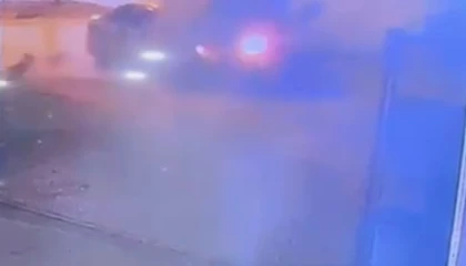 Osmaniyede 2 kişinin hayatını kaybettiği kaza görüntülendi