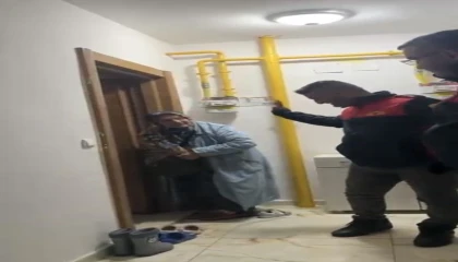 Osmaniyede kar nedeniyle mahsur kalan yaşlı kadın kurtarıldı