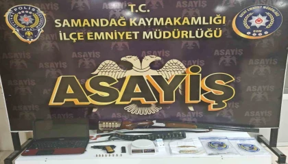 Samandağda asayiş operasyonu; 1 tutuklama