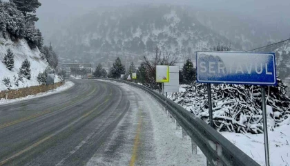 Sertavul Geçidinde ulaşım kontrollü sağlanıyor