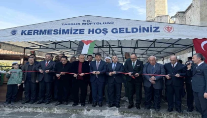 Tarsusta Gazzeye destek amaçlı hayır çarşısı kuruldu