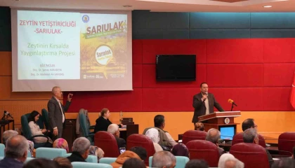 Tarsusta Sarıulak zeytini için üreticilere eğitim verildi