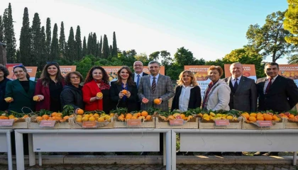 Tescillenip dünya pazarında yerini alan Antalya portakalları tanıtıldı
