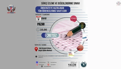 ÜNİVERSİTE ADAYLARINA ÜCRETSİZ DESTEK