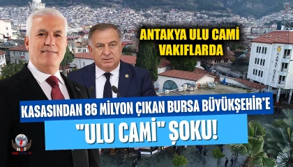 Vakıflar tarihi Antakya Ulu caminin restorasyonunu Bursa'dan aldı