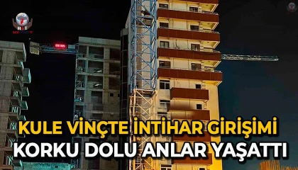 Vince çıkarak intihara kalkışan şahsı itfaiye vazgeçirdi