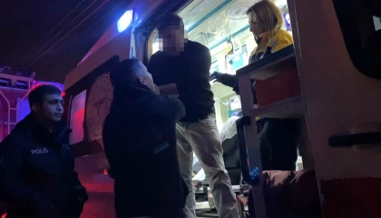 Alkollü sürücü polislerden polis istedi: Emniyeti arayın buraya polis ekipleri gelsin