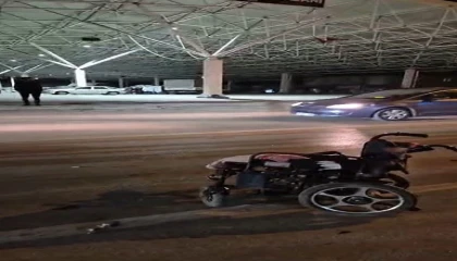 Alkollü sürücünün çarptığı engelli adam yaralandı