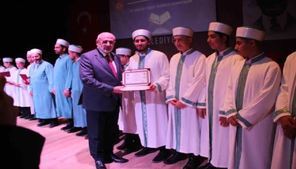 Antalyada 27 hafız için icazet töreni