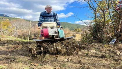 Antalyada 82 yaşındaki yeminli mali müşavirden köy hayatına örnek proje