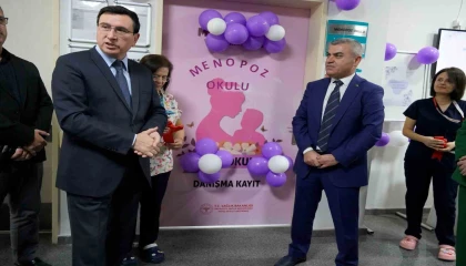 Antalyanın ilk ‘Menopoz Okulu Kepez Devlet Hastanesinde açıldı