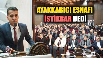 AYAKKABICI ESNAFI İSTİKRAR DEDİ