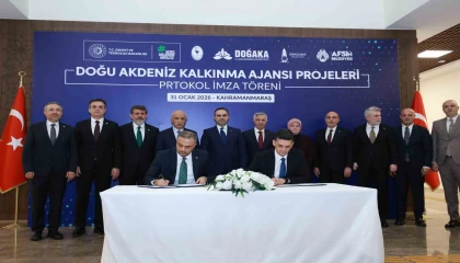 Bakan Kacır, Kahramanmaraşta SOGEP projelerinin imza törenine katıldı