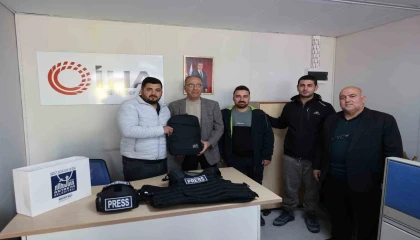 Başkan Yapardan İhlas Haber Ajansı ekibine teşekkür