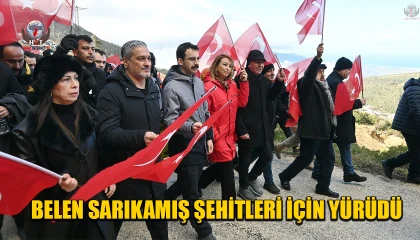 BELEN SARIKAMIŞ ŞEHİTLERİ İÇİN YÜRÜDÜ