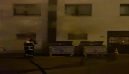 Belende okulda yaşanan yangın büyümeden söndürüldü